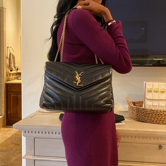 💯 YSL Loulou Medium Matelasse bag 💼 - Picture 3 of 14